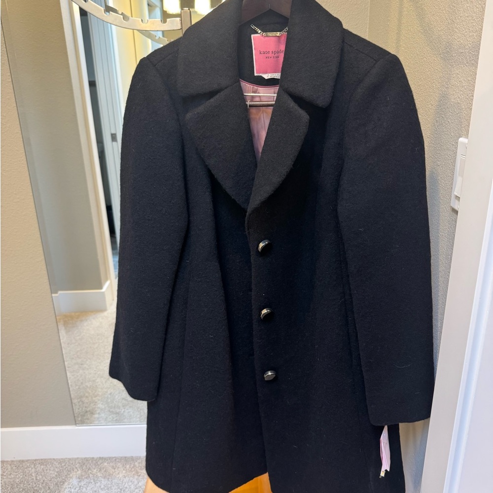 kate spade Black Pea Coat - Picture 3 of 11